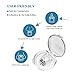 Balhvit Anti Snoring Devices, Silicone Magnetic Anti Snore Nose Clip to Ease Breathing, Set of 4 Nose Vents as Snoring Solution, Comfortable & Effective Stop Snoring Sleep Aid for Men Women