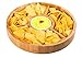 Chip and Dip Serving Bowl – Wooden Appetizer Platter Set with Dip Cup for Salsa, Guacamole, Nacho, Vegetables, Taco Chip, Snacks and More – 12 Inch Diameter. Perfect for the BIG GAMES !