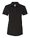 Hanes Ladies' 6.5 oz. X-Temp® Piqué Short-Sleeve Polo with Fresh IQ XL BLACK