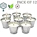 Howemon 12 Pack Citronella Scented Candles,Soy Wax Bucket Candle Seaside Escape, Indoor and Outdoor