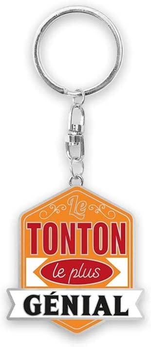 STC Le Tonton Le Plus Génial Affection Key Ring