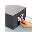 DYMO Standard D1 53721 Labeling Tape ( White Print on Black Tape , 1'' W x 23' L , 1 Cartridge), DYMO Authentic