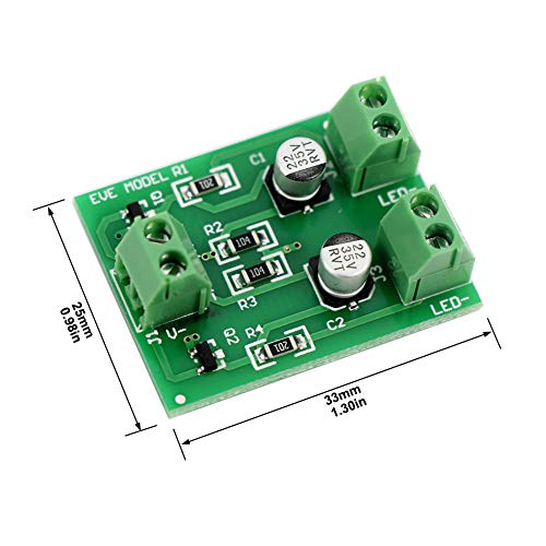 Evemodel JTD876RP 1 STK.Ampeln Überfahrt Signale Ausfahrsignal 4 Köpfe LEDs+Blinken Schaltung Tafel H0 – Bild 8