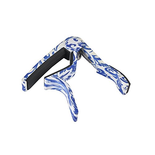 VT BigHome Quick Change Clamp Key Acoustic Classic Guitar Capo Adjust The Pitch Personalized Wood Grain Guitar Capo Guitar Accessories - Thumbnail 7