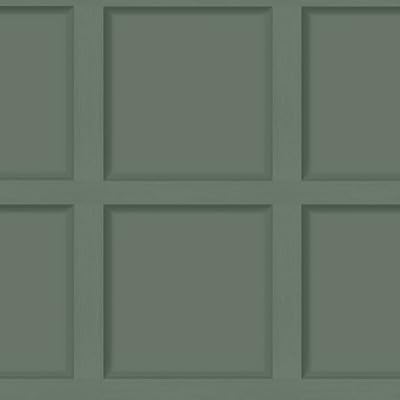 Holden Decor Modern Wood Panel 3D Effect Wallpaper Green 10m Roll