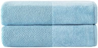 INCANTO TURKISH COTTON LUXURY BATH SHEET SET, MADE IN TURKEY (SET OF 2)