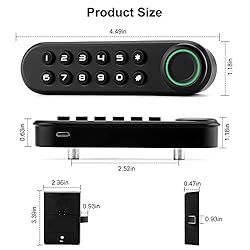 Fingerprint Cabinet Lock, Smart Biometric Cabinet
