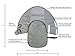 SnoofyBee Portable Clean Hands Changing Pad. 3-in-1 Diaper Clutch, Changing Station, and Diaper-Time Playmat with Redirection Barrier for use with Infants, Babies and Toddlers (Tropical Citrus)