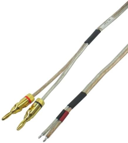 Banana Plug set to open on 14 AWG Speaker wire 10 Feet