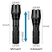 Outlite High Lumens Led Flashlights, Rechargeable Battery and Charger Included, Portable Tactical Flashlight with Adjustable Focus and 5 Light Modes, Handheld Light For Camping Hiking