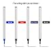 DunBong Rollerball Pen Refills, Roller Ball Fine Point 0.5mm, Red Ink Refill Pack of 5 - Replaceable Ballpoint Pen Refills Medium Point (Black)