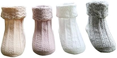4 Pair Non-Skid Slip Toddler Socks Newborn Infant Anti Slip Socks Boat Baby Footsocks Sneakers Summer Socks-S
