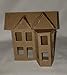 Putz Style Little Village Cardboard Victorian House