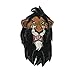 Disney Villain Scar Iron-On Patch Cool Kids Lion King DIY Craft Apparel Applique