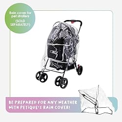 Swift Pet Stroller - Teal: Zipperless, Quality Mesh