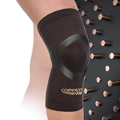 Copper Fit CFPROKN Pro Series Compression Knee Sleeve, Black with