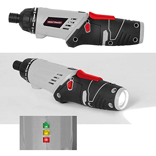 Dino KRAFTPAKET Mini-Akkuschrauber-Set Multiplex 3.6V 5Nm 41-TLG Komplett-Set mit Bohrfutter für als Akku-Bohrschrauber – Bild 4