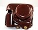 MegaGear Ever Ready Protective Dark Brown Leather Camera Case, Bag for Canon PowerShot G1X , G1 X