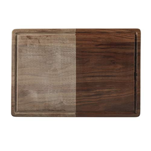 Pandapark Wooden Cutting Board,American Hardwood Chopping and Carving Countertop Block with Juice Drip Groove (13''x9'' Rectangula) - Thumbnail 4