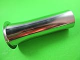 Premium Stainless Steel #12 Size X 2" Meat Grinder Tube Horn Funnel for Filling Meat Bags