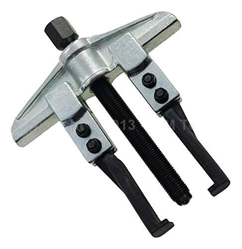 KATSU Two Jaw Gear Bearing Puller Ultra Thin Claws 200 x 150mm, Carbon Steel 2 Arms Special Thin Claws Car Engine Repair Belt Wheel Gear Bearing Extractor Removal Tool 45045005