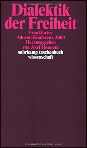 Dialektik Der Freiheit Frankfurter Adorno Konferenz 2003 Von Axel Honneth Herausgeber 27 Marz 2005 Taschenbuch Amazon De Bucher