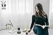 COFFEE BEAR – Pour Over Coffee Maker Set with Borosilicate Glass Coffee Carafe and Reusable Ultra-Fine Mesh Stainless Steel Coffee Filter, 4-Cup Coffee Dripper Set, 600mL (20oz)