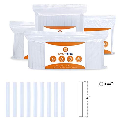 Hot Glue Gun Sticks (Huge Bulk Pack of 6LB) Clear Full Size 10" Long x 0.44" Diameter Compatible with Full Size Industrial Glue Guns - Thumbnail 5