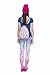 HELLATHUND Colorful Lovely Life series Pattern unicorn backpack for ladies with glasses bag (emoji unicorns)15''11