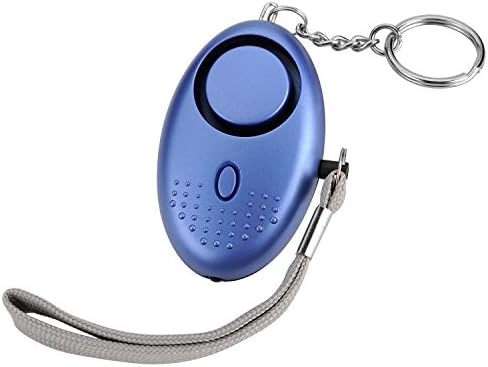Personal Alarm, 130DB Self-Defense Electronic Device Security Alarm Emergency Keychain with LED Light for Men Women Kids Students (blue)