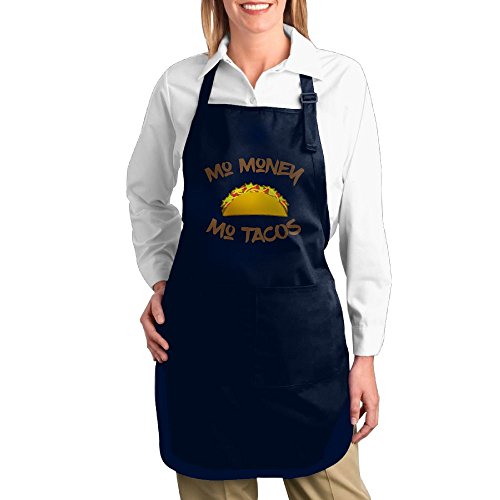 Attitude Aprons Fully Adjustable Mo Money Mo Tacos Apron With Pocket