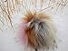 Faux Raccoon Fur Pom Pom Balls | Extra Large 5-Inch Size: Set of 3 Removable Pompoms with Snaps for Knitting Accessories | DIY Hats and Crafts | Pastel Assortment by Haven-Sent