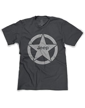 Jeep Shield Star Emblem Distressed 4x4 T-Shirt
