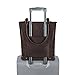 Solo New York Chambers 16 Inch Premium Leather Laptop Bucket Tote, Espresso