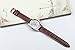 CIVO Men's White Decorative Dial Luxury Brown Leather Band Waterproof Simple Wrist Watch Business Casual