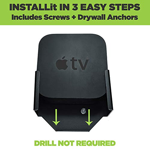 HIDEit ATV4 Apple TV Mount - Wall Mount for 4th Generation Apple TV - HIDEit Behind The TV - Family-Owned in Nevada and Trusted Worldwide Since 2009 - Search afterHIDEit on Social - Thumbnail 5