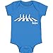 The Beatles Abbey Road Baby Romper Bodysuit - Blue