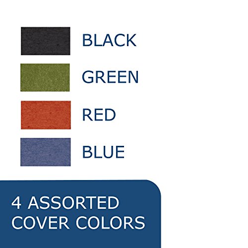 Environotes Case of 24 Three Subject 1 Pkt Wirebound Notebooks, 11"x9", 120 sheets 20# BioBase White Paper, Asstd Earthtone covers, College Ruled W/Margin - Thumbnail 2