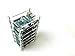 GeauxRobot Raspberry Pi 4 Model B 6-Layer Dog Bone Stack Clear Case Box Enclosure Also for Pi 3B+ 3B 2B B+ A+ B A …