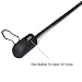 E-Feel Auto Umbrella Outdoor for Travel, Fold Rain Umbrella One Hand Operation Black