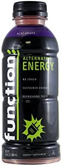 Function Drinks Function Alternative Energy Acai Grape, 16.9-Ounce Bottles (Pack of 12)
