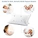 VECELO Hotel Bed Pillows for Sleeping 2 Pack 100% Hypoallergenic, Supportive Neck Pain Relief, Soft Plush Fiber Fill for Side/Back Sleeper Queen, White 2 Count