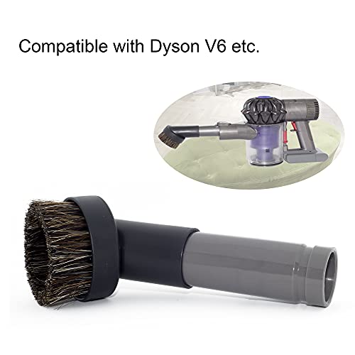 Kulykuw Horse Hair 1.25" Vacuum Brush Attachment Hose Adapter