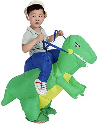ZYZB Inflatable Kids Dinosaur T-REX Fancy Dress Halloween Costume