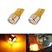 Laiweier Extremely Bright 5730 SMD 194 168 2825 W5W T10 LED Bulbs,Amber