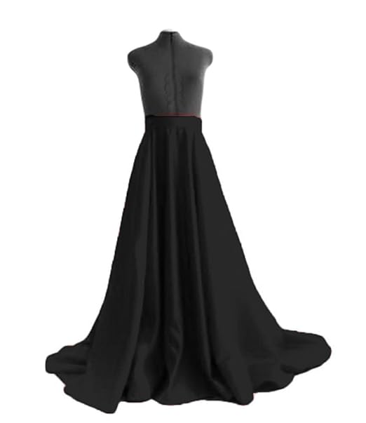 Amazon Com Simlehouse Satin Floor Length Ball Skirt Long