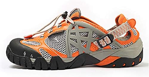 SPORTBB Water Shoes Women Quick Dry Barefoot Breathable, Outdoor Athletic Sport Shoes for Kayaking, Boating, Hiking, Surfing, Walking,Orange,5.5