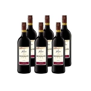Freixenet Mederaño Tinto Rotwein (6 x 1 l) Spanischer Rotwein (Spanish Red Wine), fruchtig und vollmundig, halbtrocken…