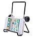 1 Pcs Universal Adjustable Portable Foldable Metal Holder / Stand for Cell Phones / Ipad Mini / Blackberry Playbook / Samsung Galaxy Tab / Tablet Pc -Black (Large Black)