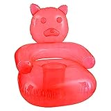 SNInc. Red Inflatable Gummy Bear Chair - Delicious Looking Blow Up Chair